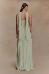 Chic Strapless Sleeveless Evening Dresses Floor Length With Pleats