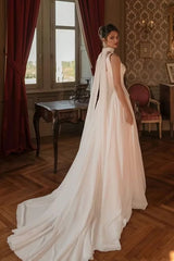 Elegant Straps Sleeveless Satin Evening Dresses Beading Long With Pleats