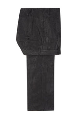 Amazing Black Peaked Lapel Double Breasted Men Suits Online-Dbrbridal