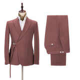 Amazing Peaked Lapel Two Pieces Prom Outfits for Men-Dbrbridal