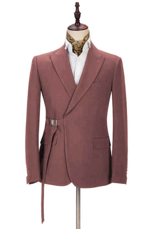Amazing Peaked Lapel Two Pieces Prom Outfits for Men-Dbrbridal