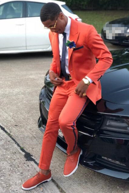 Amazing Two Pieces Peaked Lapel Men's Prom Suits-Dbrbridal