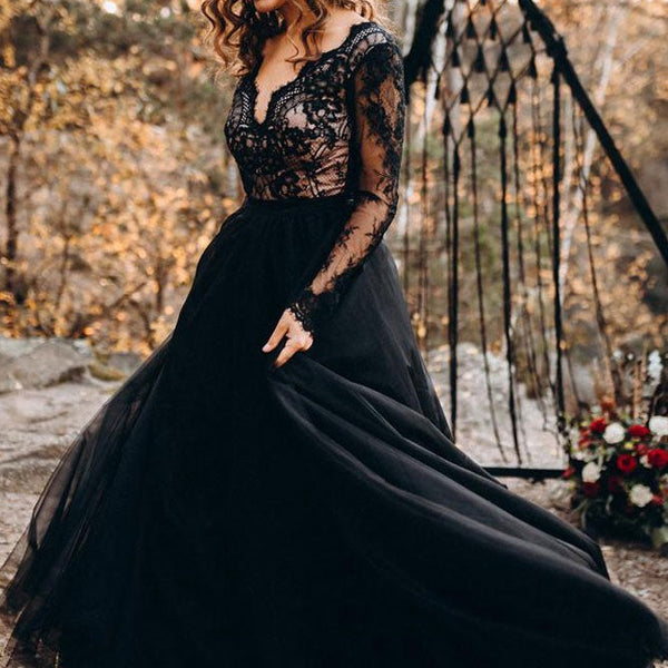 black party dress with sleeves Long Lace Evening Tulle Gowns – Dbrbridal this party dress will traction-high Strapless Beaded Long Corset Option:Necklace 1+Costume+Cat Costume