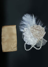 Champagne Tulle Party Dress Straps Flower Sash Kids Pageant flower girl dresses-Dbrbridal