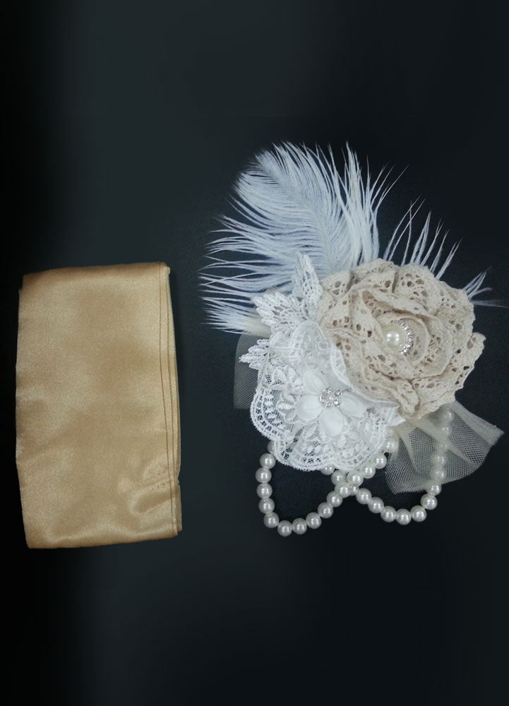 Champagne Tulle Party Dress Straps Flower Sash Kids Pageant flower girl dresses-Dbrbridal