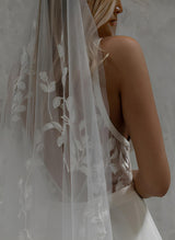 Chic A-line V-Neck Sleeveless Floor-Length Wedding Dresses Lace-Dbrbridal