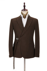 Elegant Gorgeous Peaked Lapel Best Fitted Men Suits-Dbrbridal
