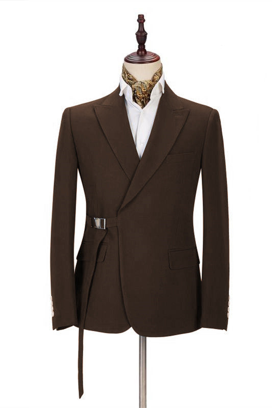 Elegant Gorgeous Peaked Lapel Best Fitted Men Suits-Dbrbridal