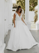 Elegant Lace Ball Gown Bridal Dress-Dbrbridal