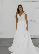 Elegant Lace Ball Gown Bridal Dress-Dbrbridal