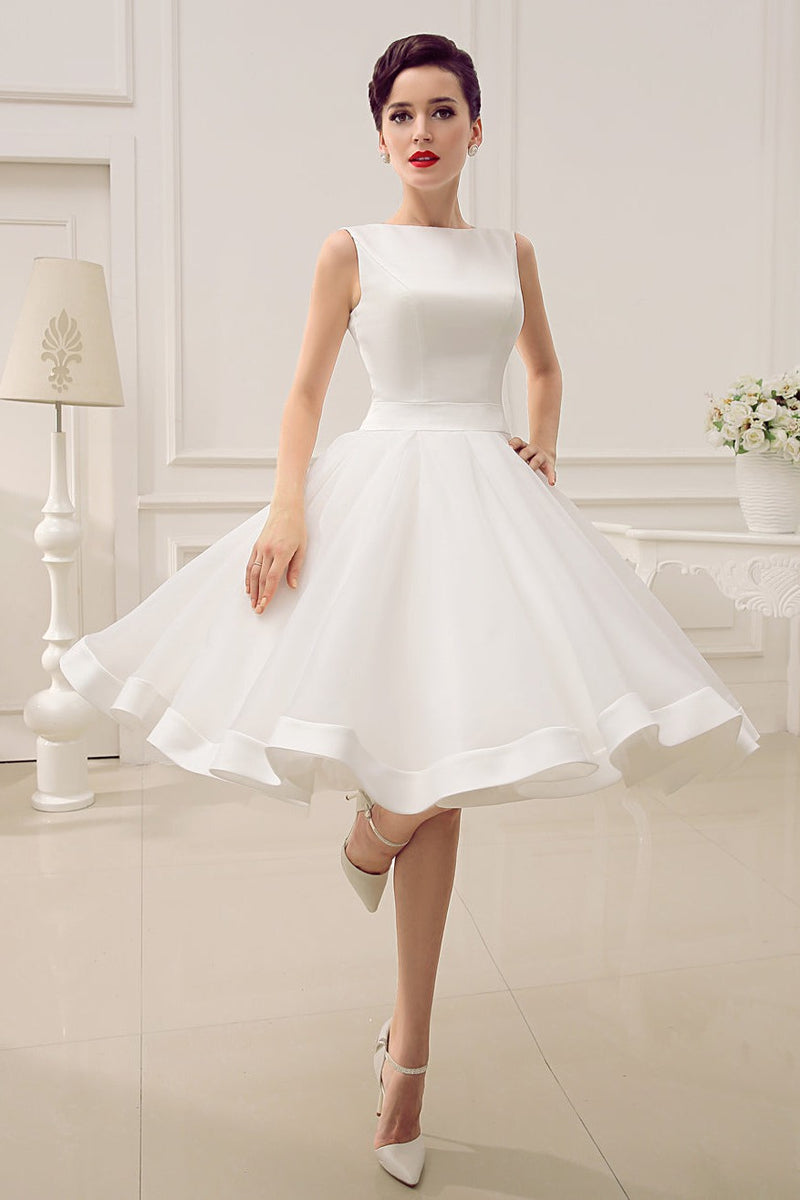 Short Wedding Dress Retro Bridal Dress Retro Bateau Sleeveless Reception Bridal Gown Dbrbridal Short Wedding Dress Retro Bridal Dress Retro Bateau Sleeveless Reception Bridal Gown Dbrbridal