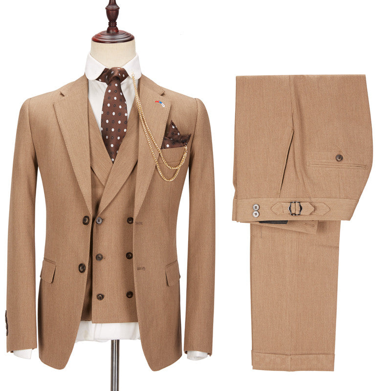Gorgeous Amazing Notched Lapel Slim Fit Men Suits-Dbrbridal