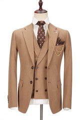 Gorgeous Amazing Notched Lapel Slim Fit Men Suits-Dbrbridal