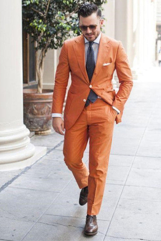 Notched Lapel New Arrival Men Suits-Dbrbridal