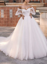 Retro style Tulle Wedding Dress-Dbrbridal