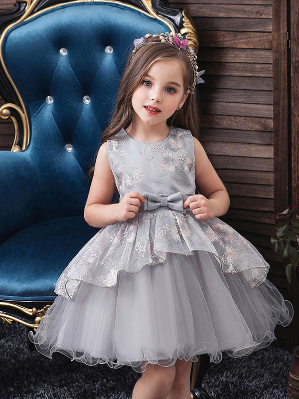 Sleeveless Tutu Gown Baby flower girl dresses-Dbrbridal