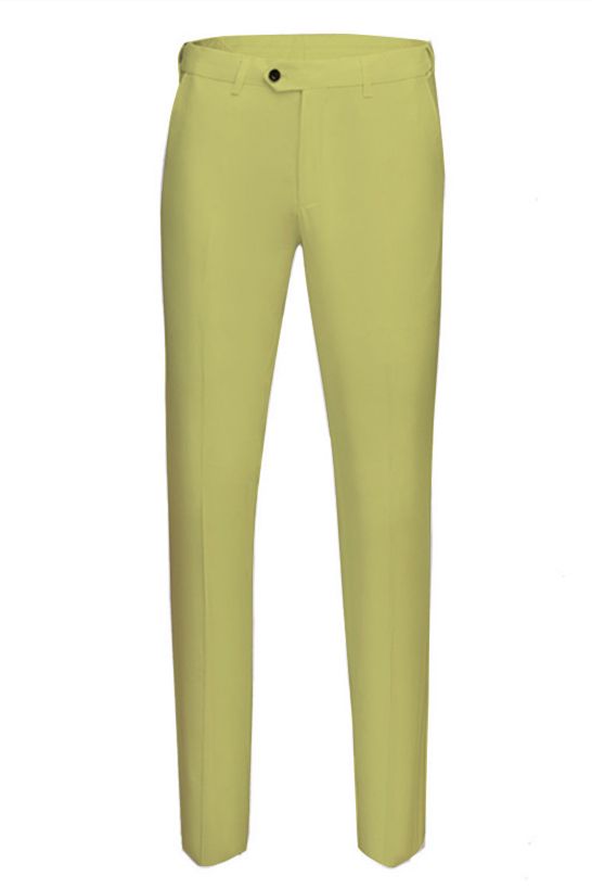 Yellow Three Pieces Peaked Lapel New Arrival Prom Suits for Men-Dbrbridal